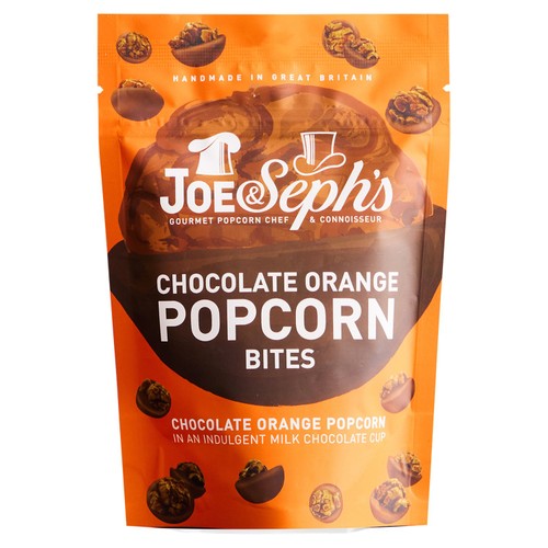 Joe & Seph's Orange Chocolate Popcorn Bites