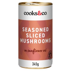 Cooks & Co Seasoned Sliced Mushrooms