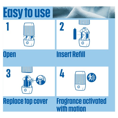 Glade ONE Sense & Spray Holder & Refill Clean Linen Air Freshener