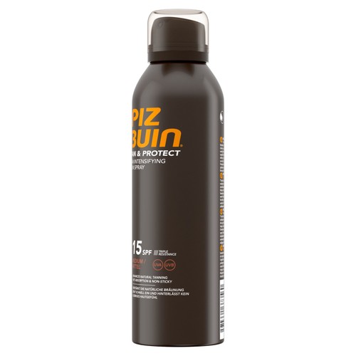 Piz Buin Tan & Protect Tan Intensifying Sun Cream Spray SPF15