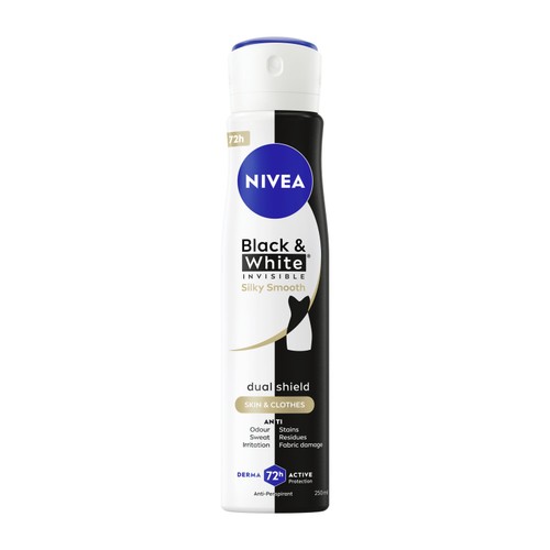NIVEA Black & White Silky Smooth Anti-Perspirant Deodorant Spray 