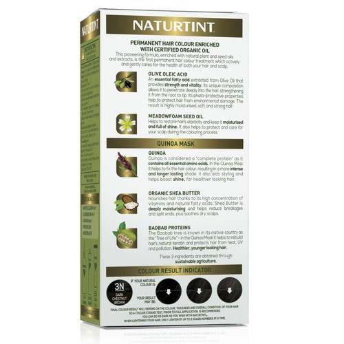 Naturtint Permanent Hair Colour Gel 3N Dark Chestnut Brown