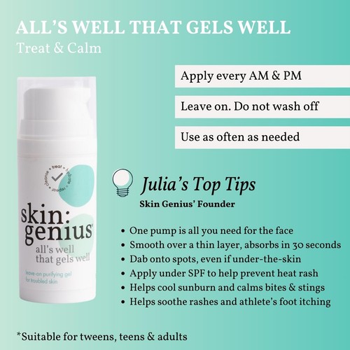 Skin Genius Alls Well That Gels Well Leave-On Purifying Gel
