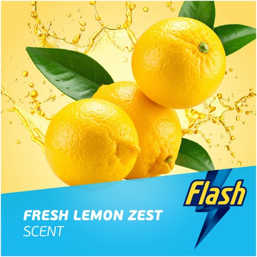 Flash Direct to Floor Cleaner Lemon