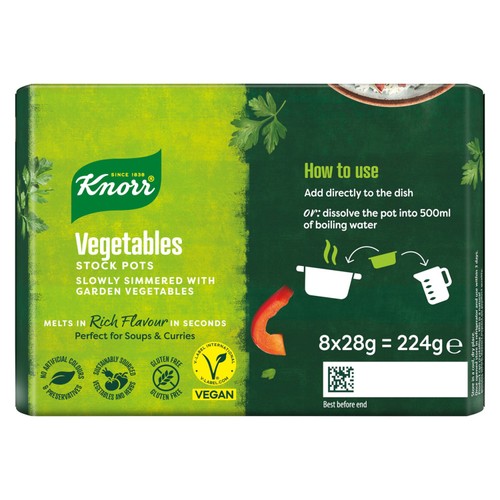 Knorr 8 Vegetable Stock Pot 