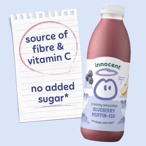 Innocent Blueberry Muffin-ish Creamy Smoothie
