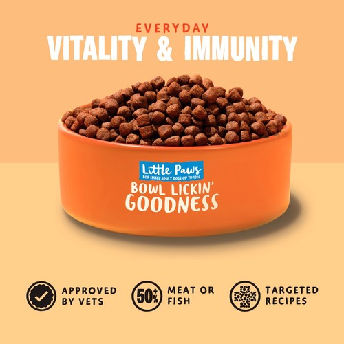 Barking Heads Little Paws Bowl Lickin' Goodness Chicken Dry Dog Food