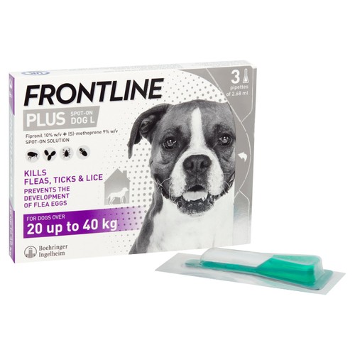 FRONTLINE Plus Flea & Tick Treatment Large Dog 20-40kg