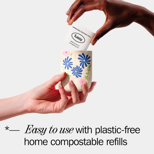 Fussy Refillable Natural Deodorant Jasmine Bloom