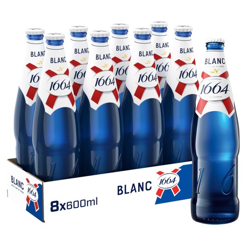 Kronenbourg 1664 Blanc Premium Lager Beer Bottle