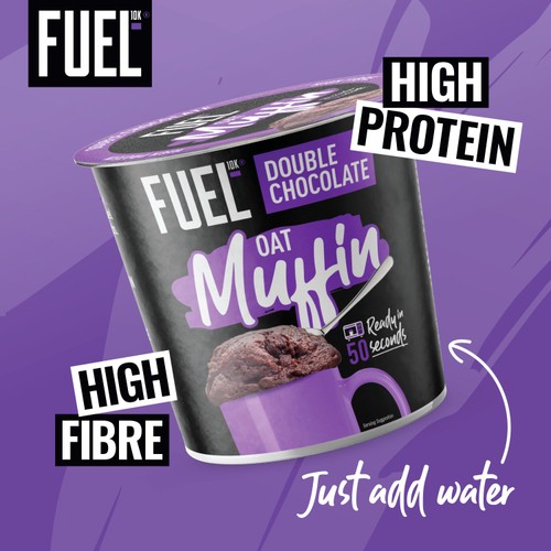 FUEL 10K Chocolate Oat Muffin Protein Snack Pot