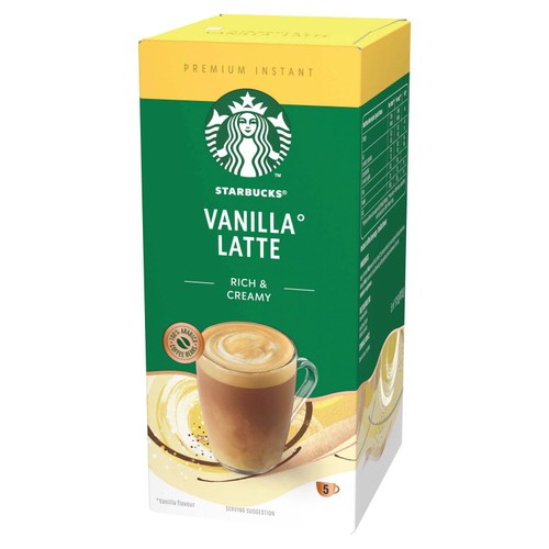 Starbucks Latte Vanilla Sachets
