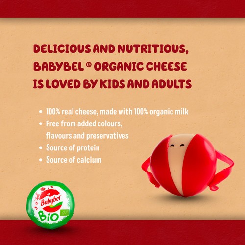 Mini Babybel Organic cheese snacks 
