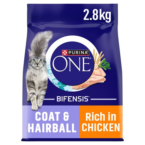Purina One Coat and Hairball Chicken Dry Cat Food