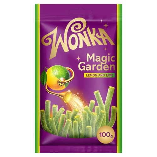 Wonka Magic Garden Rope Sweets Lemon and Lime