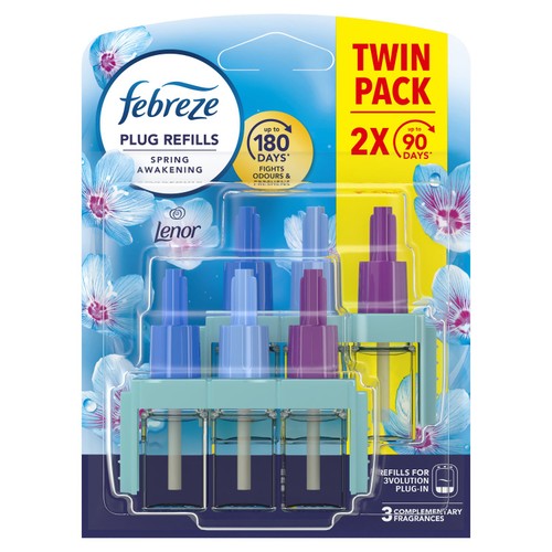 Febreze 3Volution Air Freshener Twin Plug in Refill Spring Awakening
