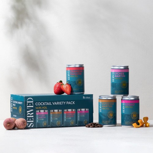 Served Cocktail Super-Premium Variety Pack