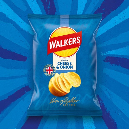 Walkers Cheese & Onion Sharing Bag Crisps