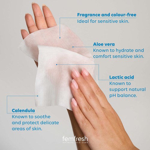 Femfresh 0% Sensitive Wipes