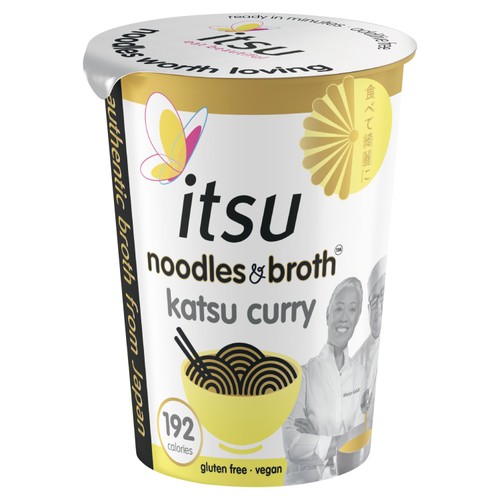 itsu katsu curry instant noodles & broth pot