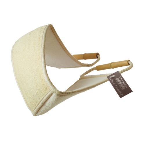Hydrea London Bamboo & Loofah Exfoliating Back Strap