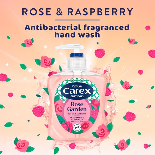 Carex Editions Rose Garden Antibacterial Handwash