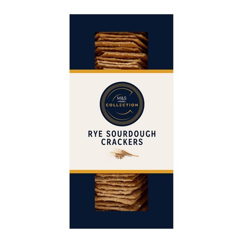 M&S Collection Rye Sourdough Crackers