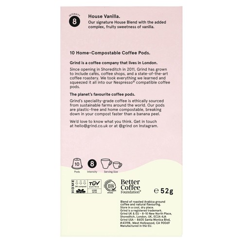 Grind Vanilla Coffee Pods