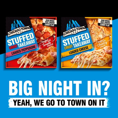Chicago Town Takeaway Cheesy Stuffed Crust Pepperoni Large Pizza