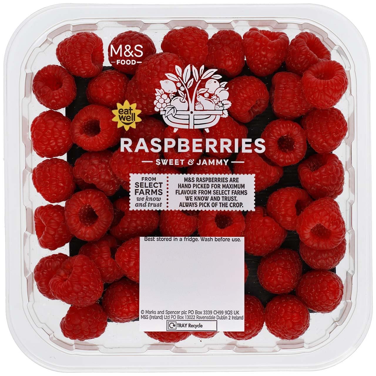 Matsos Raspberry M&S Raspberries - Ocado