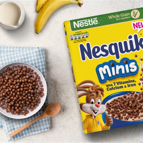 Nesquik Chocolate Minis Breakfast Cereal