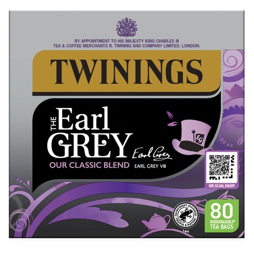 Twinings Earl Grey Tea 80 Tea Bags