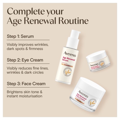 Aveeno Age Renewal Anti-Age Face Cream for Sensitive Skin