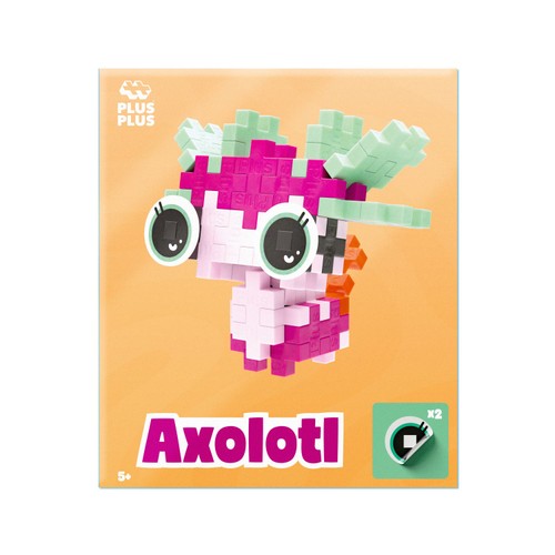 Plus-Plus Adoring Axolotl Pet Pack