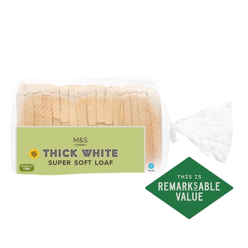 M&S Super Soft White Thick Sliced Bread