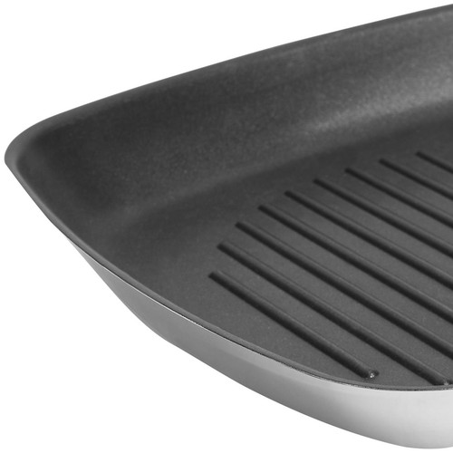 M&S Stainless Steel Non-Stick Grill Pan