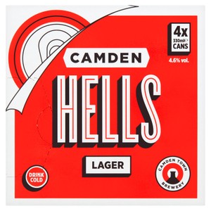 Camden Hells Lager Beer Cans