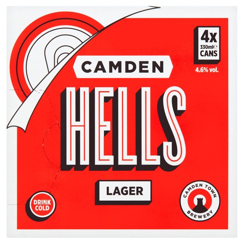 Camden Hells Lager Beer Cans