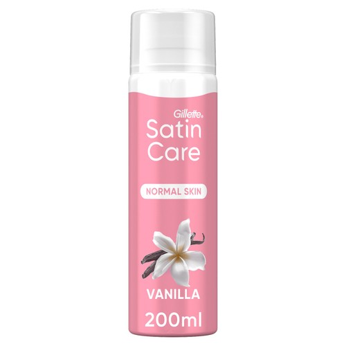 Satin Care Shave Gel, Vanilla Scent