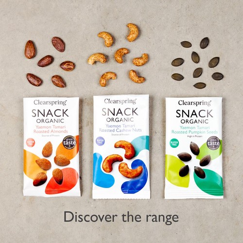 Clearspring Gluten Free Organic Tamari Roasted Cashew Nuts