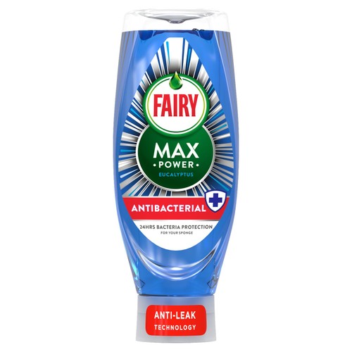 Fairy Max Power Washing Up Liquid Antibac 