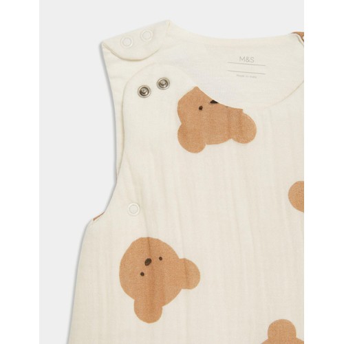 M&S Spencer Bear 2.5 Tog Sleeping Bag, 6-18 Months