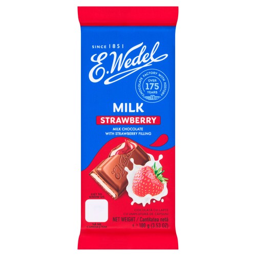 Wedel Milk Chocolate with Strawberry Filling
