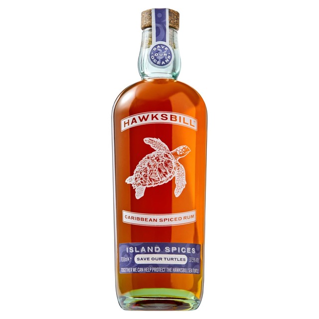 Hawksbill Caribbean Spiced Rum 70cl