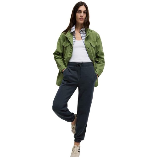 M&S Women's Drawstring Cuffed Joggers, 12, Navy
