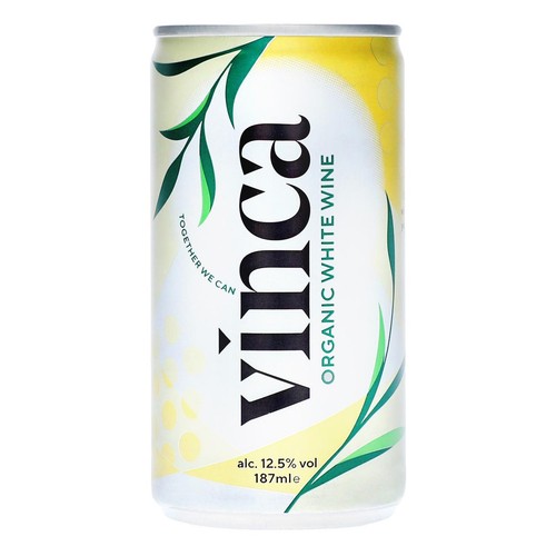 Vinca White Wine Can, 187ml