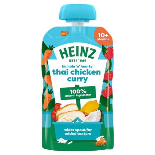 Heinz Thai Chicken Curry Pouch Baby Food 10+ Months