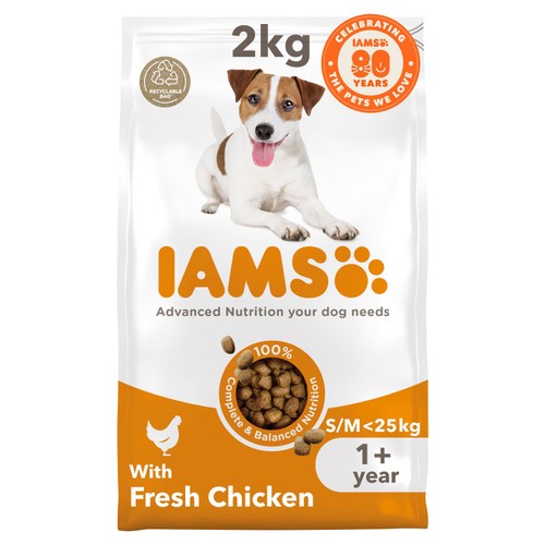 IAMS Advanced Nutrition Adult Dog Food Small/Medium Breed With Chicken