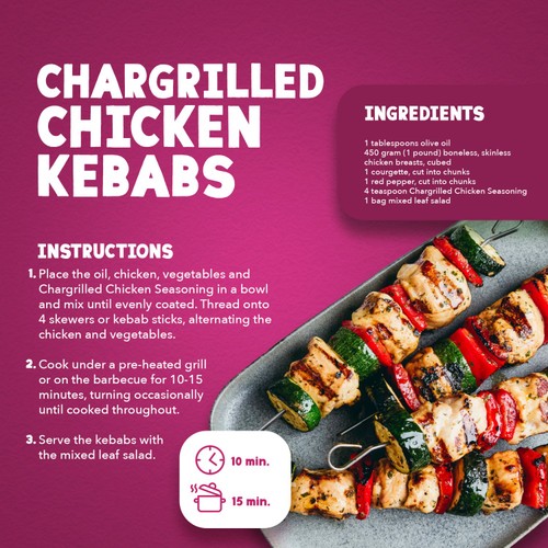 Schwartz Pepper & Garlic Chargrilled Chicken Seasoning Jar