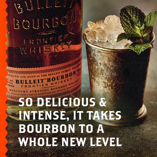Bulleit Bourbon Frontier Whiskey 